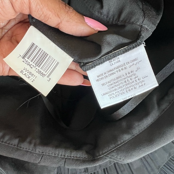 BCBG MaxAzria Multi-Tiered Ruffle& Tulle Mini Dress Back Zip Closure Size 2 - Picture 6 of 9